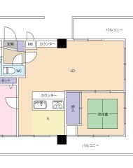 ダイナコート大濠Ⅱ（成約済み） 間取り図