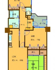 サーパス井尻（成約済） 間取り図