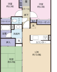 コアマンション和白東パセオ（成約済） 間取り図