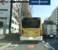 西鉄バスのBRT。