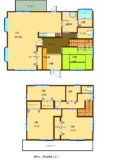 福津市大字内殿(戸建）（成約済み） 間取り図