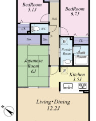 アンピール教育大前（成約済） 間取り図