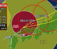 台風14号