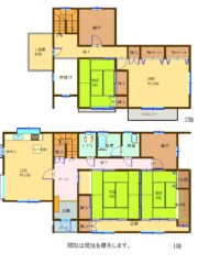 筑紫野市大字下見(戸建）（成約済み） 間取り図