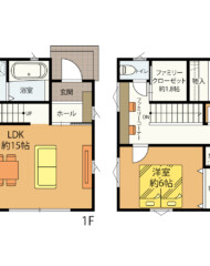 久留米市南二丁目(新築戸建） 間取り図