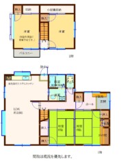 宗像市自由ヶ丘南三丁目(戸建） 間取り図