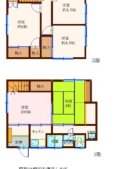 北九州市若松区修多羅（戸建）（成約済み） 間取り図