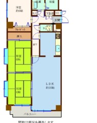 スワンマンション香椎南 間取り図