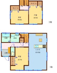 八幡西区小嶺三丁目(戸建) 間取り図