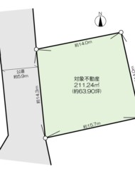 小倉南区中曽根四丁目（土地）（商談中） 間取り図