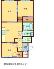 エメラルドマンション若宮 間取り図